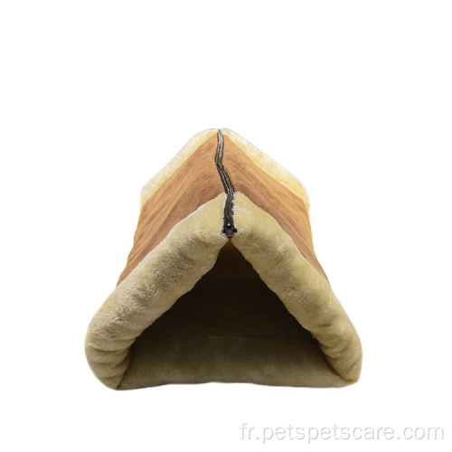 Store Grotte de lit de chien de grotte douce et chaude personnalisée